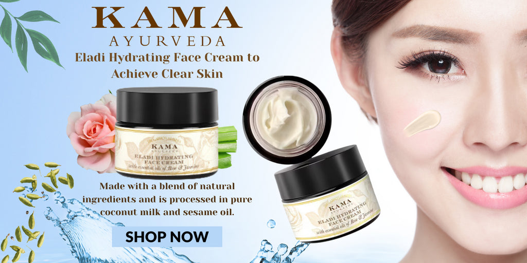 Kama Ayurveda Eladi Hydrating Face Cream to Achieve Clear Skin