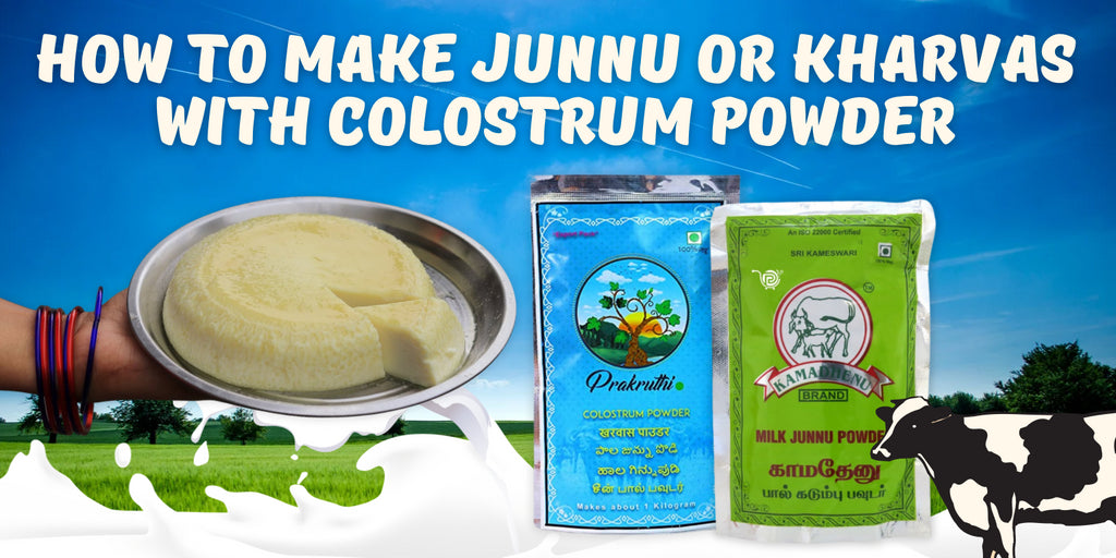 How to Make Junnu or Kharvas With Colostrum Powder
