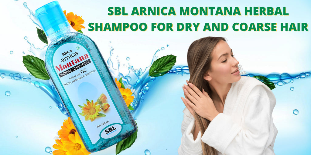 SBL Arnica Montana Herbal Shampoo for Dry and Coarse Hair