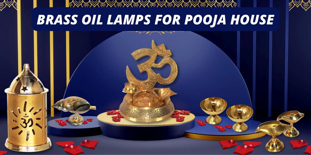 Brass Oil Lamp for Pooja House