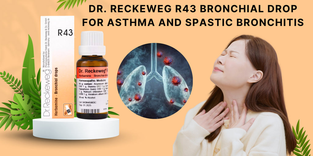 Dr. Reckeweg R43 Bronchial Drop for Asthma and Spastic Bronchitis