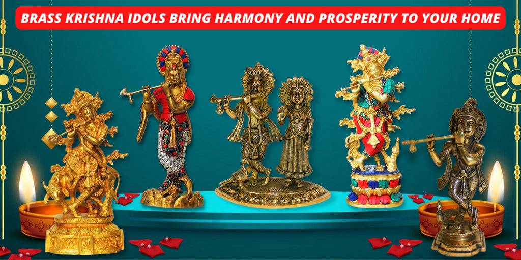 Brass Krishna Idols Bring Harmony and Prosperity to Your Home