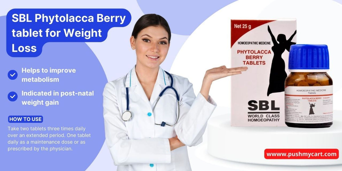 SBL Phytolacca Berry tablet for Weight Loss PUSHMYCART