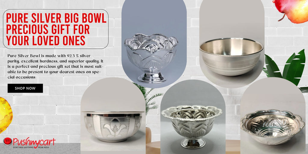 Pure Silver Big Bowl Precious Gift For Your Loved Ones