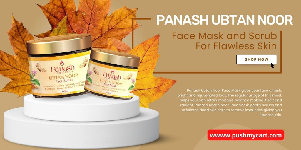 Panash Ubtan Noor Face Mask and Scrub For Flawless Skin