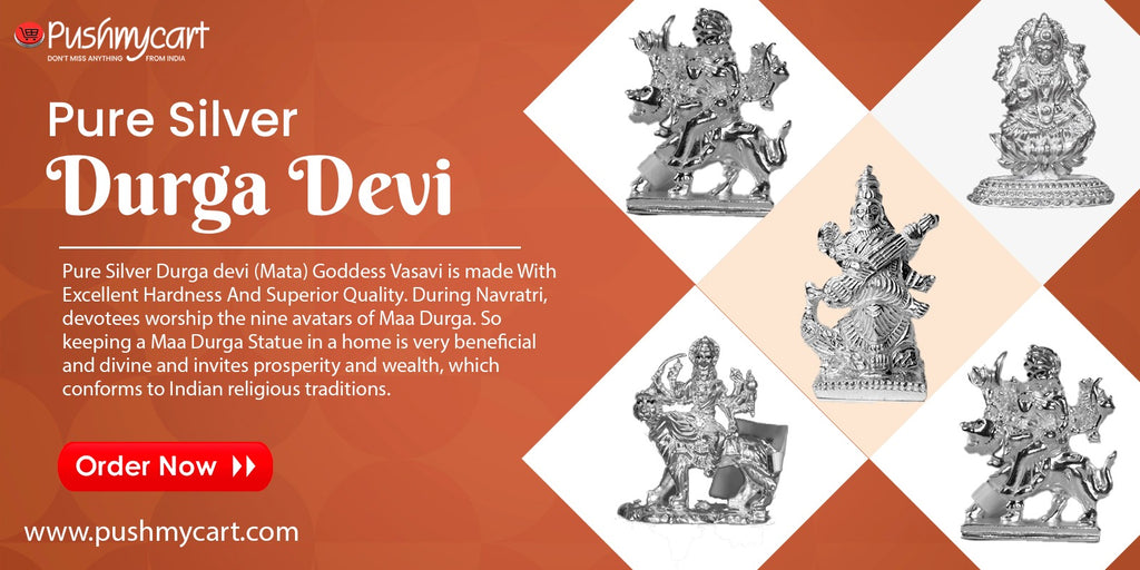 Pure Silver Devi Idols Power to Enhance Wellbeing and Wealth