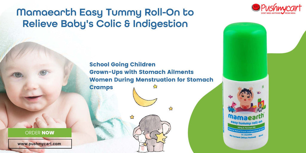 Mamaearth Easy Tummy Roll-On to Relieve Baby's Colic & Indigestion