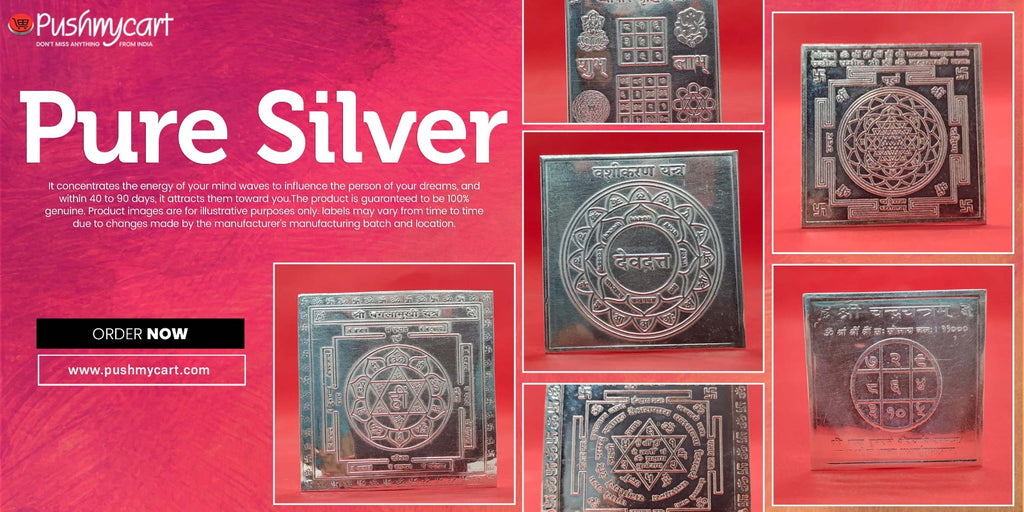 Pure Silver Yantra Attract Success & Prosperity