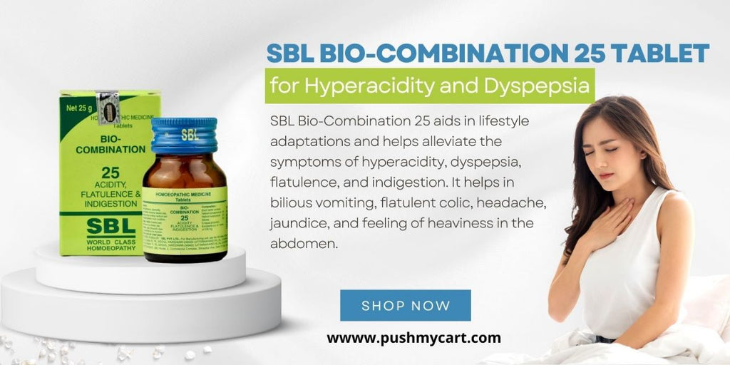 SBL Bio-Combination 25 Tablet for Hyperacidity and Dyspepsia