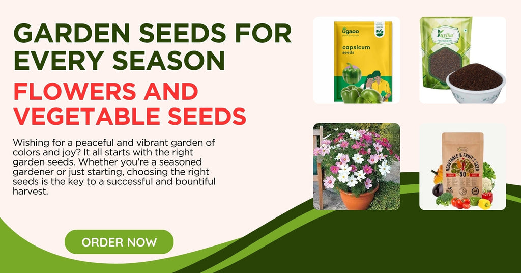 Garden Seeds for every season: Flowers and Vegetables seeds