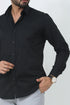 Veshbhoshaa Bluebird Men'S Black Polycotton Formal Shirt