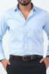Veshbhoshaa Bluebird Men'S Sky Blue Formal Shirt