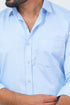 Veshbhoshaa Bluebird Men'S Sky Blue Formal Shirt