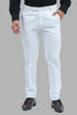 Veshbhoshaa Bluebird Men'S White Linen Blend Formal Trouser