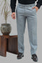 Veshbhoshaa Bluebird Men'S Eagle Grey Formal Trouser