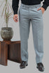 Veshbhoshaa Bluebird Men'S Eagle Grey Formal Trouser