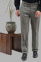 Veshbhoshaa Bluebird Men'S Trount Grey Formal Trouser