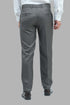 Veshbhoshaa Bluebird Men'S Iron Grey Formal Trouser