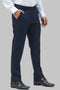 Veshbhoshaa Bluebird Men'S Oxford Blue Formal Trouser
