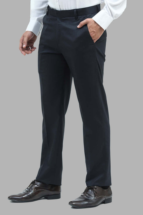 Veshbhoshaa Bluebird Men'S Black Trouser