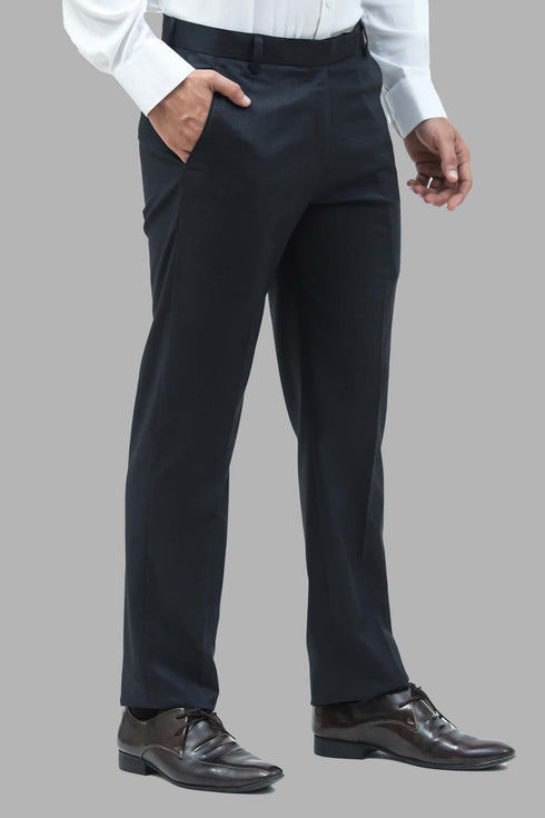 Veshbhoshaa Bluebird Men'S Black Trouser