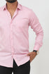 Veshbhoshaa Bluebird Men'S Pink Polycotton Formal Shirt