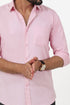 Veshbhoshaa Blurbird Men'S Pink Cotton Lycra Formal Shirt