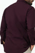 Veshbhoshaa Bluebird Men'S Dark Purple Cotton Lycra Formal Shirt