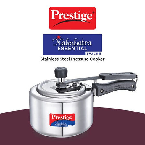 Prestige Nakshatra Essential Svachh Stainless Steel Pressure Cooker 5 L