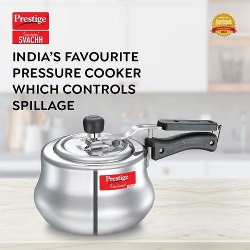 Prestige Nakshatra Plus Svachh Aluminium Spillage Control Handi 3 L