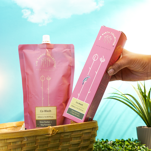 Theearthcollective in Co Wash Best Cleansing Conditioner for Curly Dry & Frizzy Hair Ideal for Swimmers & Fitness Enthusiasts