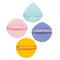 Colors Queen Pack of 4 Makeup Puffs with Powder, Foundation, Concealer & Multipurpose Puff