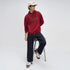 XYXX Crew Oversized Hoodie - Varsity Red