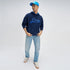 XYXX Crew Oversized Hoodie - Blue Nights
