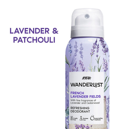 Wanderlust French Lavender Deodorant Spray for Women