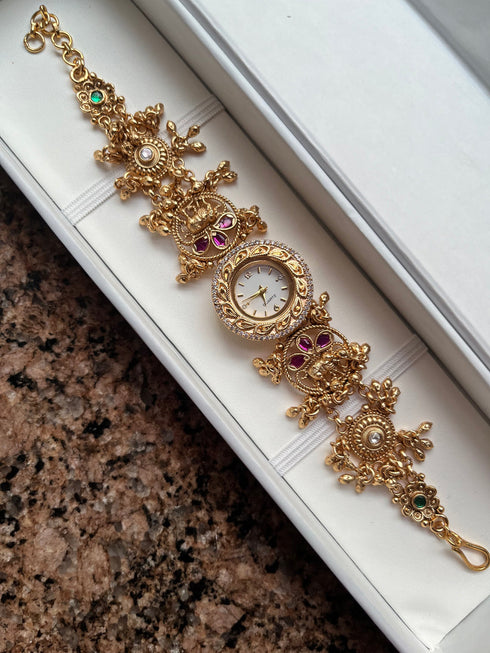 Swarika Jewels Crystal Shimmer Watch