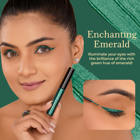 Parul Garg Beauty Emerald Green: Hi-Shimmer Liquid Eyeliner