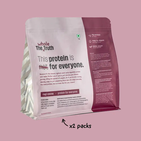 Whole The Truth Ragi Cocoa 15 g Protein Powder