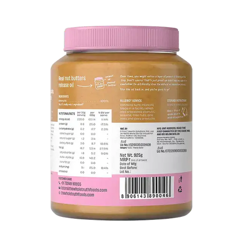 Whole The Truth CRUNCHY- Unsweetened Peanut