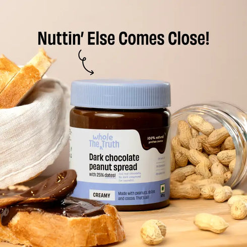 Whole The Truth CREAMY- Dark Chocolate Peanut