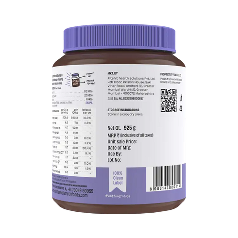 Whole The Truth CREAMY- Dark Chocolate Peanut