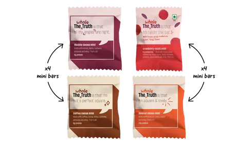 Whole The Truth Everyone Party - Pack of 16 Mini Protein Bars