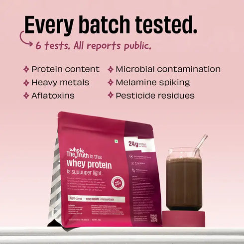 Whole The Truth Light Cocoa 24 g Protein Powder