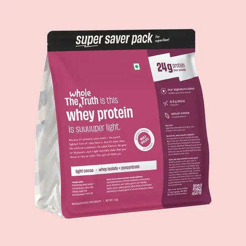 Whole The Truth Light Cocoa 24 g Protein Powder