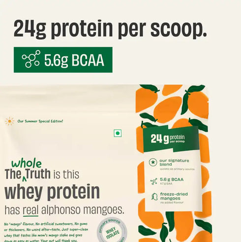 Whole The Truth Mango Milkshake 24 g Protein Powder