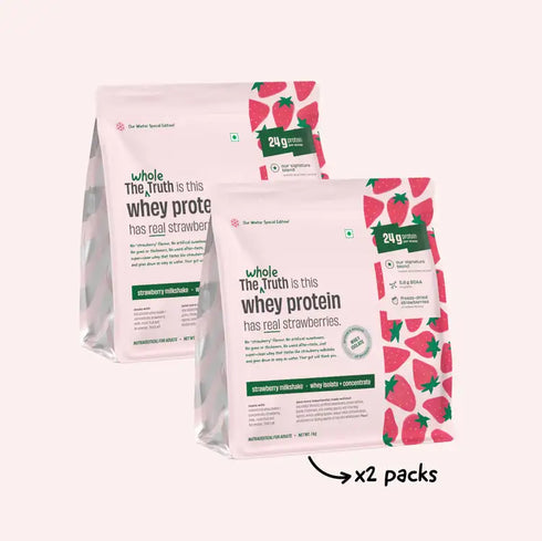 Whole The Truth Strawberry Shake 24 g Protein Powder