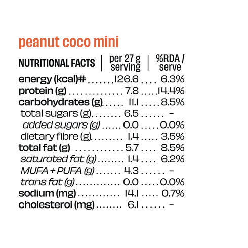 Whole The Truth Peanut Cocoa Mini Protein Bars
