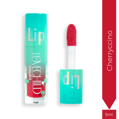 LoveChild Cherryccino | Lip Gelato Tinted Lip Oil Red | Ultra|luminous Finish