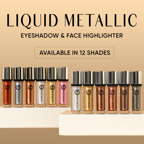Colors Queen Liquid Metallic Eyeshadow & Face Highlighter