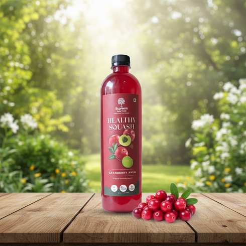 Supreem Super Foods Cranberry Amla Healthy Squash